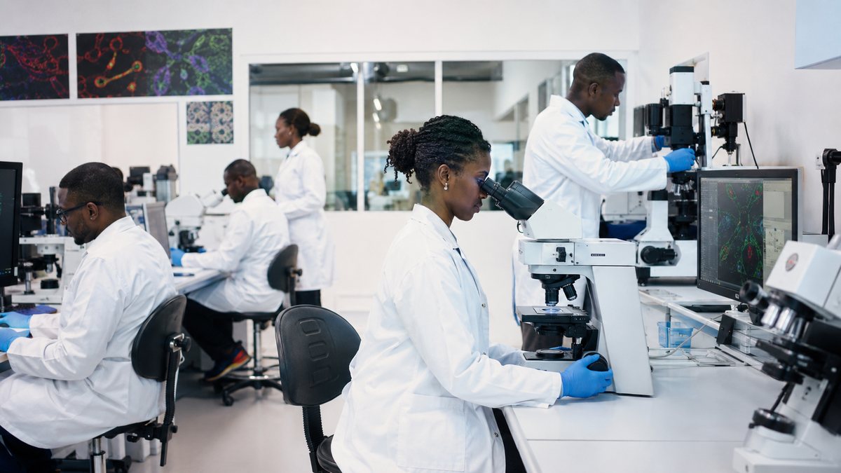 Analytical laboratory instrumentation of the kind planned alongside pharmaceutical production