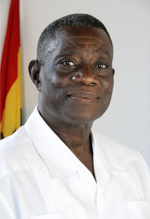 Portrait of President John Evans Atta Mills