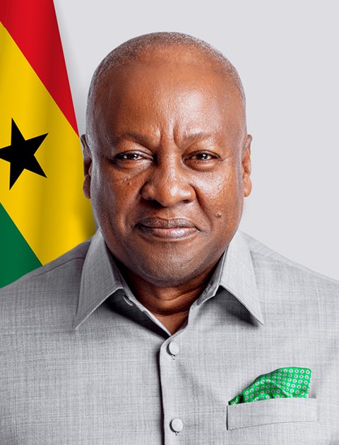 Portrait of President John Dramani Mahama