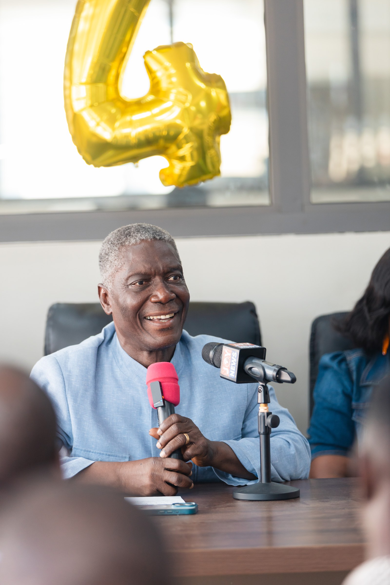 Mr. Samuel D. Ansong, Chairman of Beautiful Creations Ltd., addressing the engineers during the training visit.