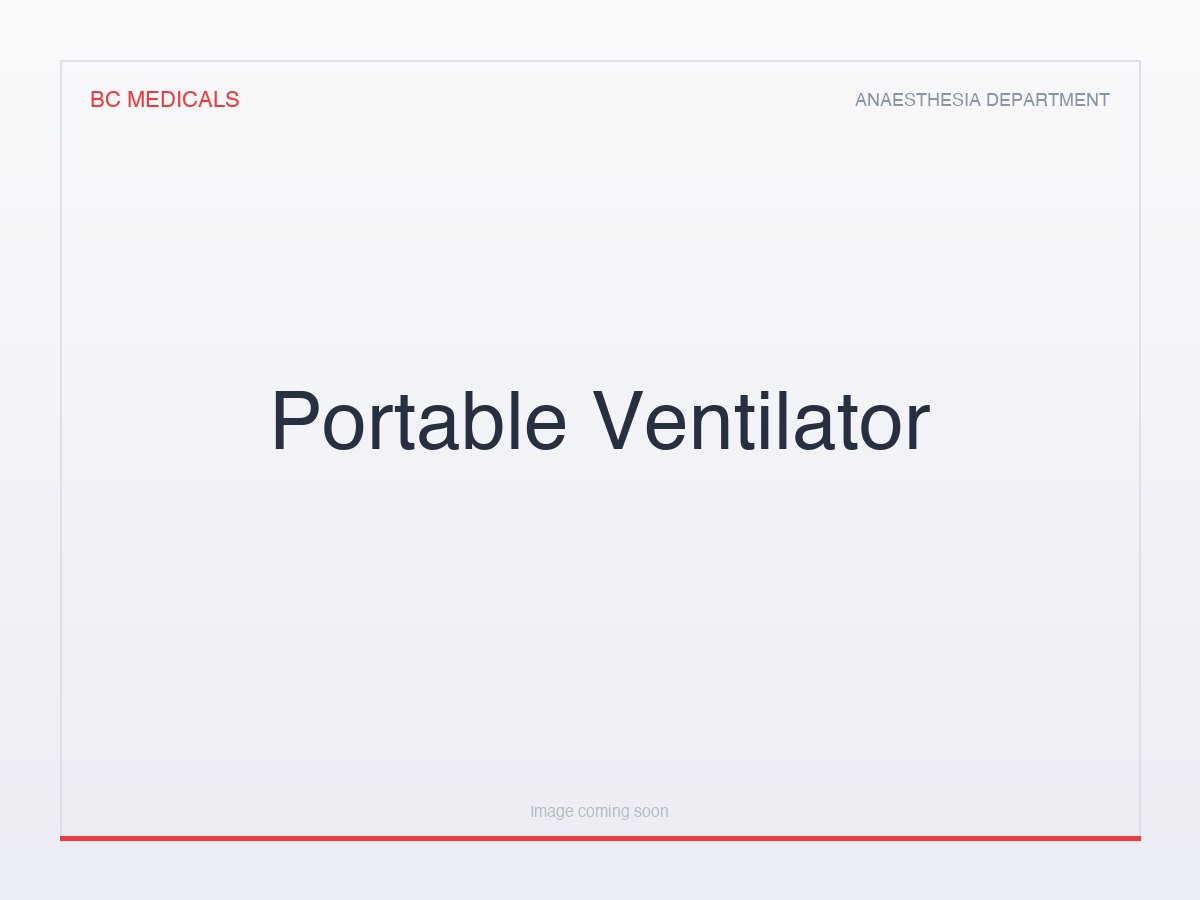 Portable Ventilator