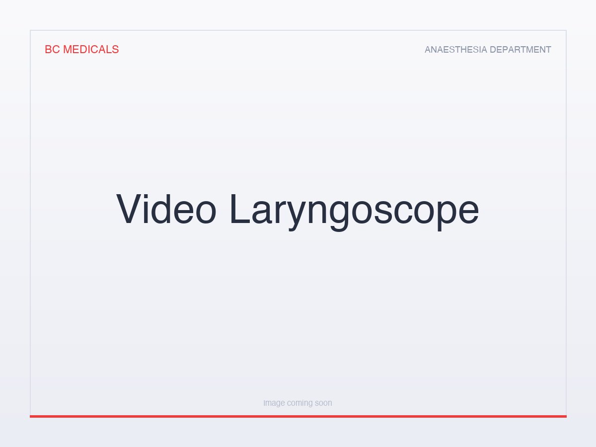 Video Laryngoscope