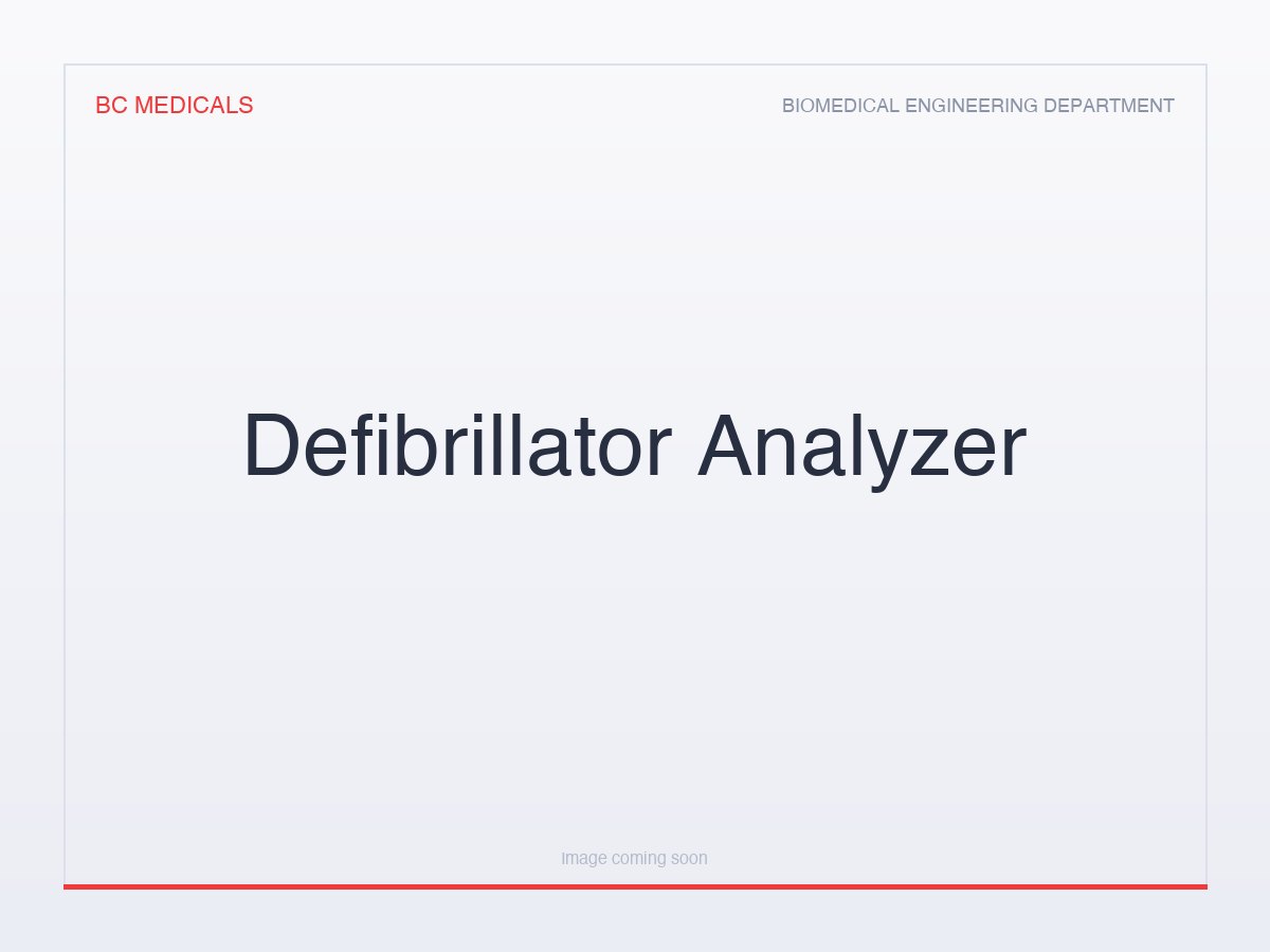 Defibrillator Analyzer
