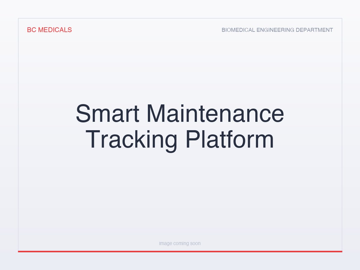 Smart Maintenance Tracking Platform