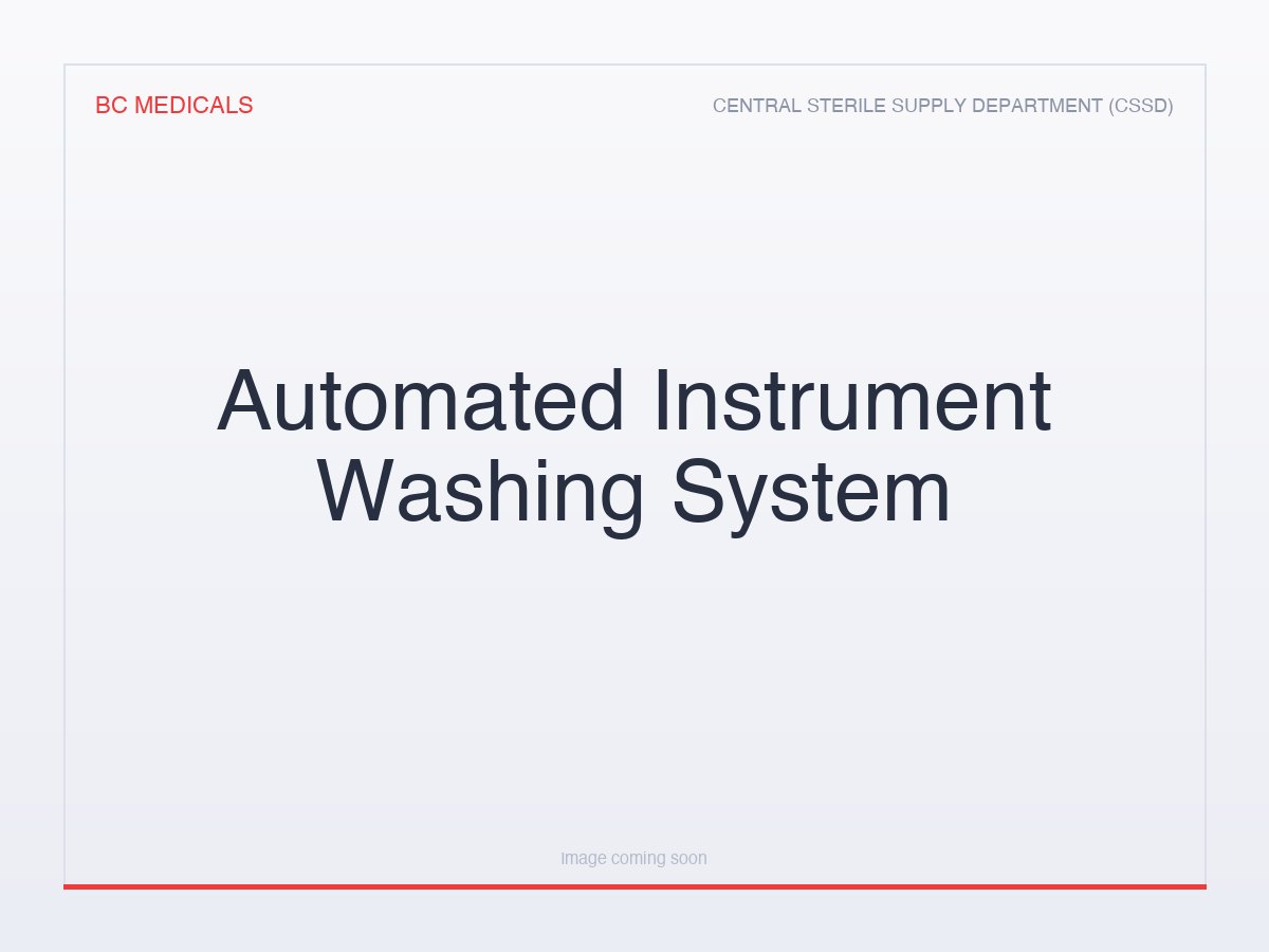 Automated Instrument Washing System