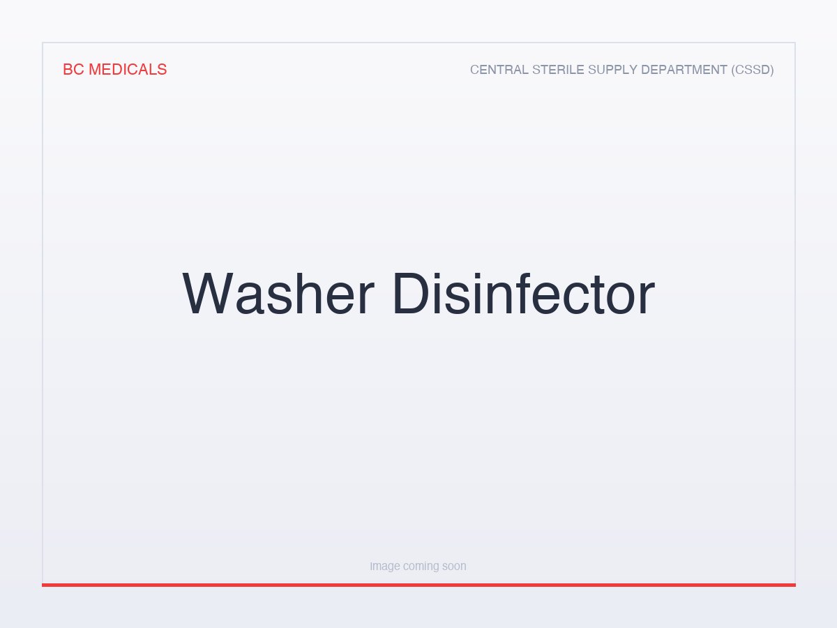 Washer Disinfector