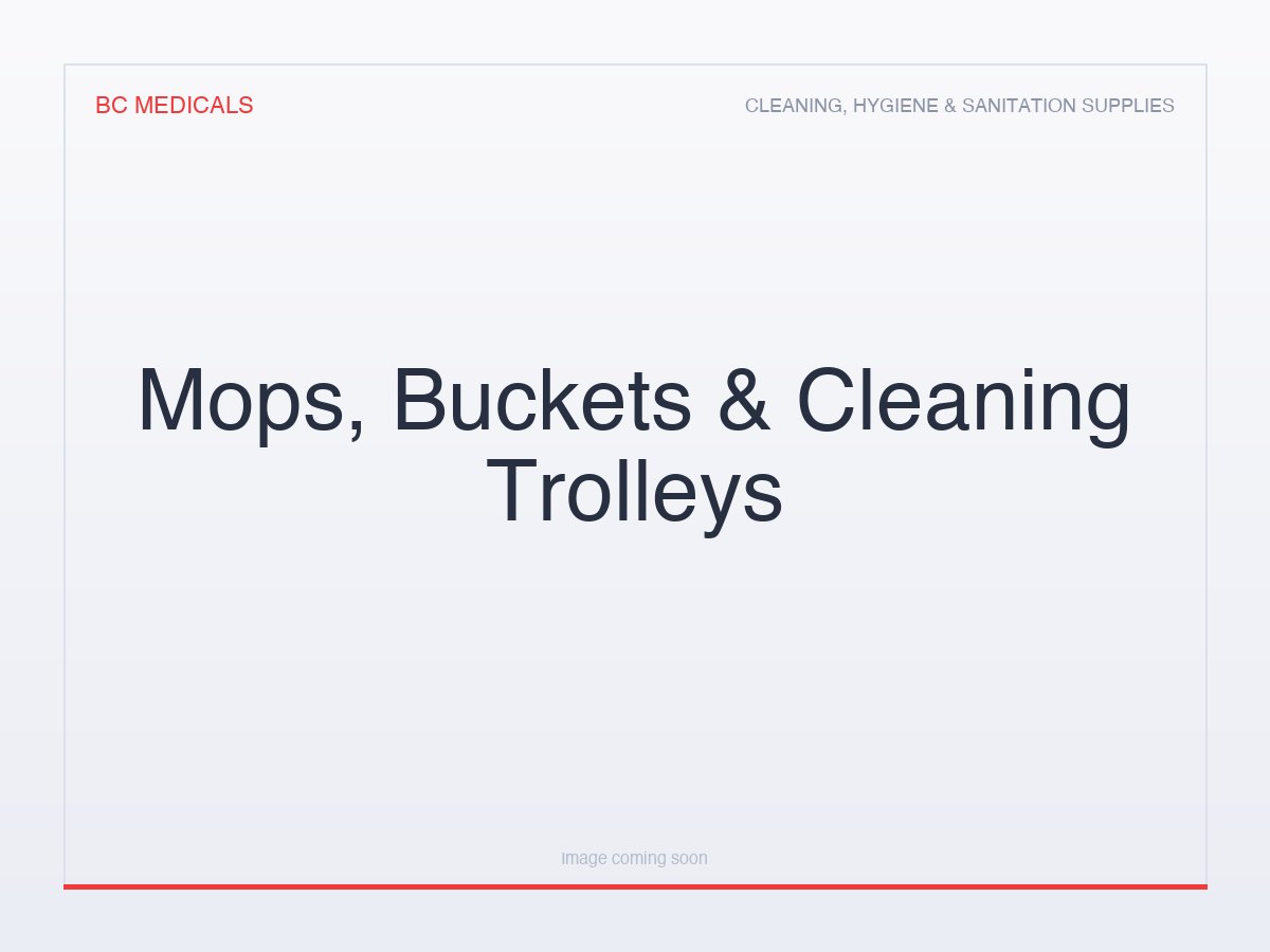 Mops, Buckets & Cleaning Trolleys