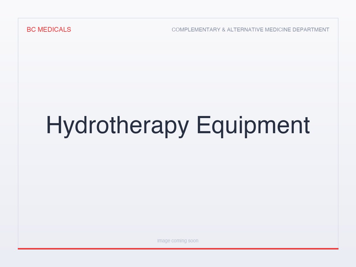 Hydrotherapy Equipment