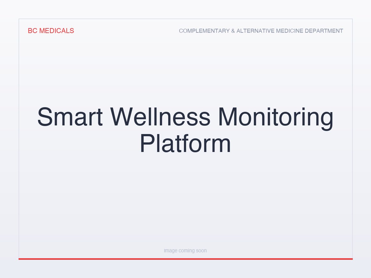 Smart Wellness Monitoring Platform