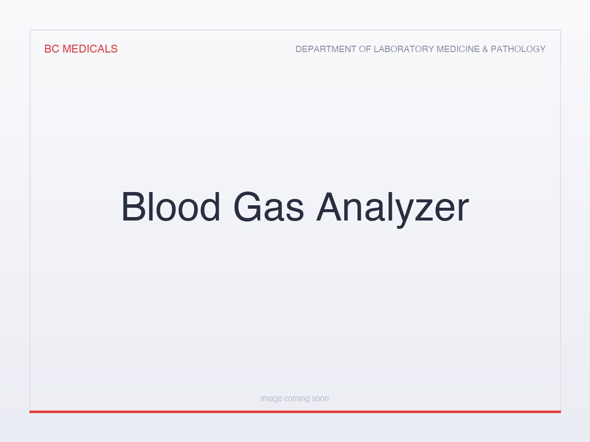 Blood Gas Analyzer