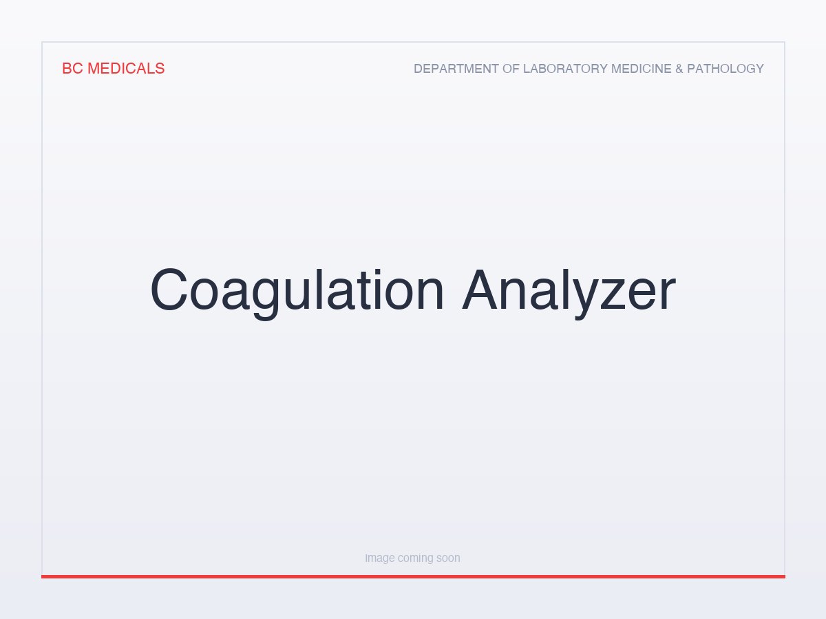 Coagulation Analyzer