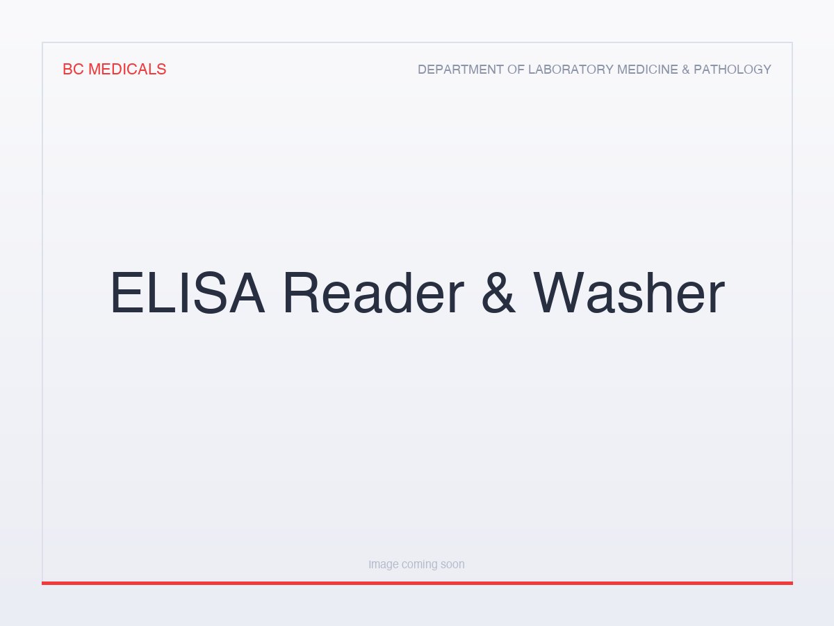 ELISA Reader & Washer