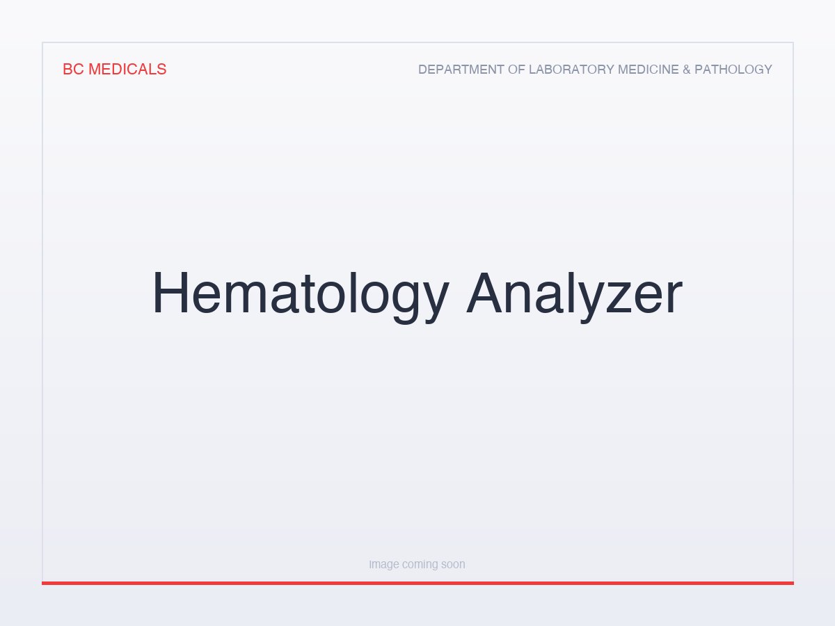 Hematology Analyzer