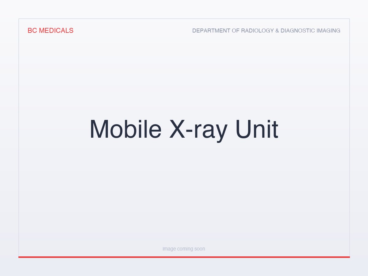 Mobile X-ray Unit