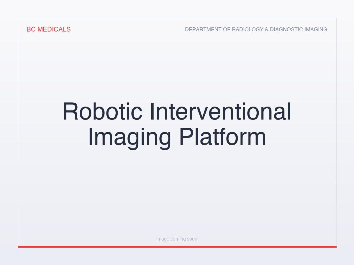 Robotic Interventional Imaging Platform