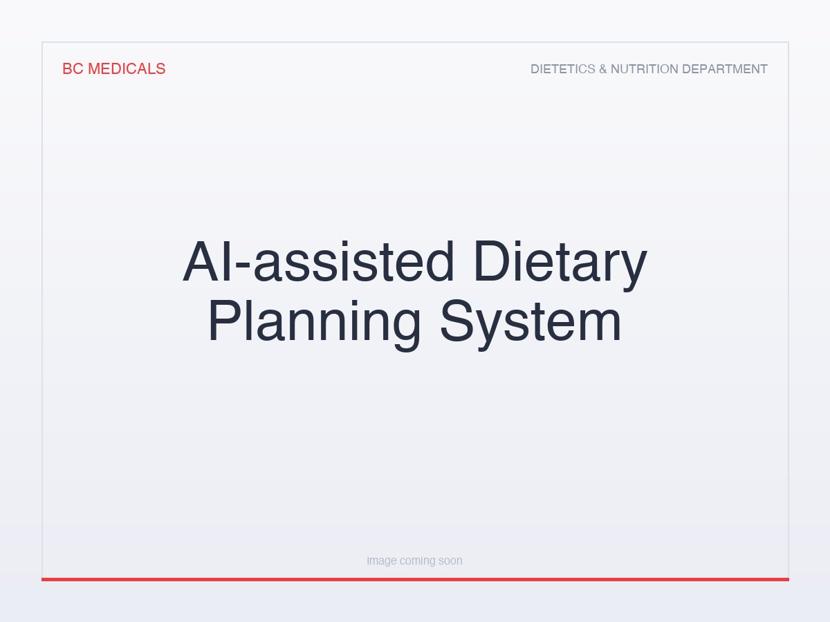 AI-assisted Dietary Planning System