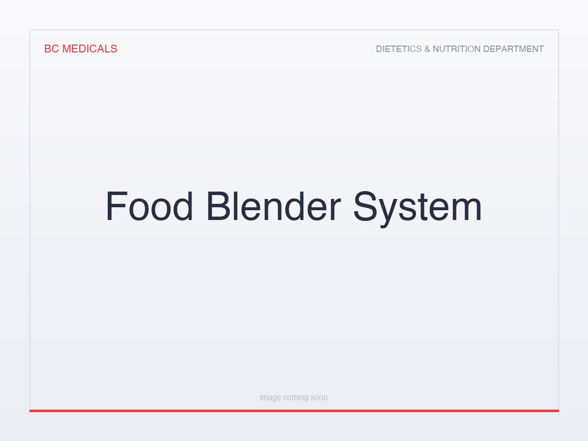 Food Blender System