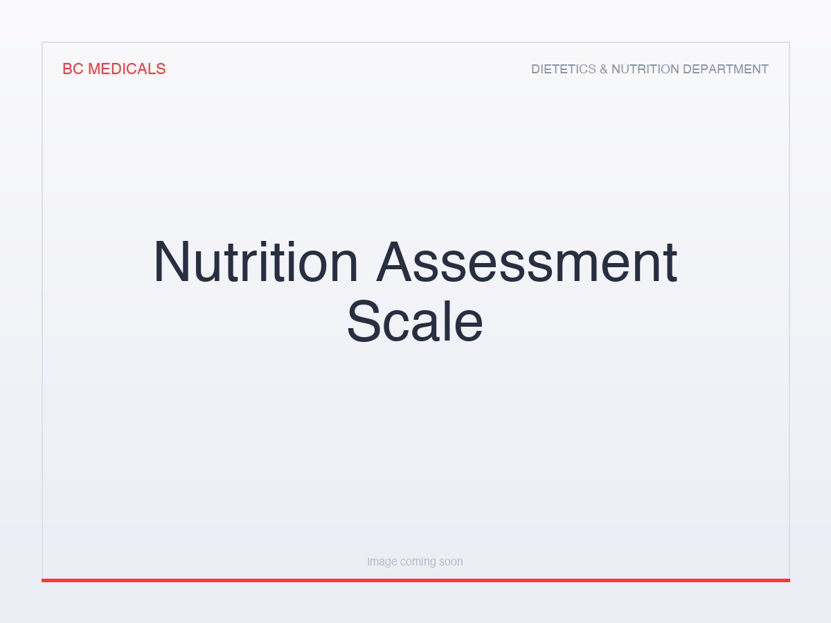 Nutrition Assessment Scale
