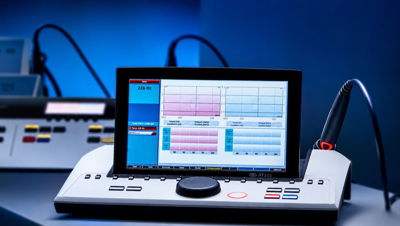 AT235 Tympanometer & Screening Audiometer