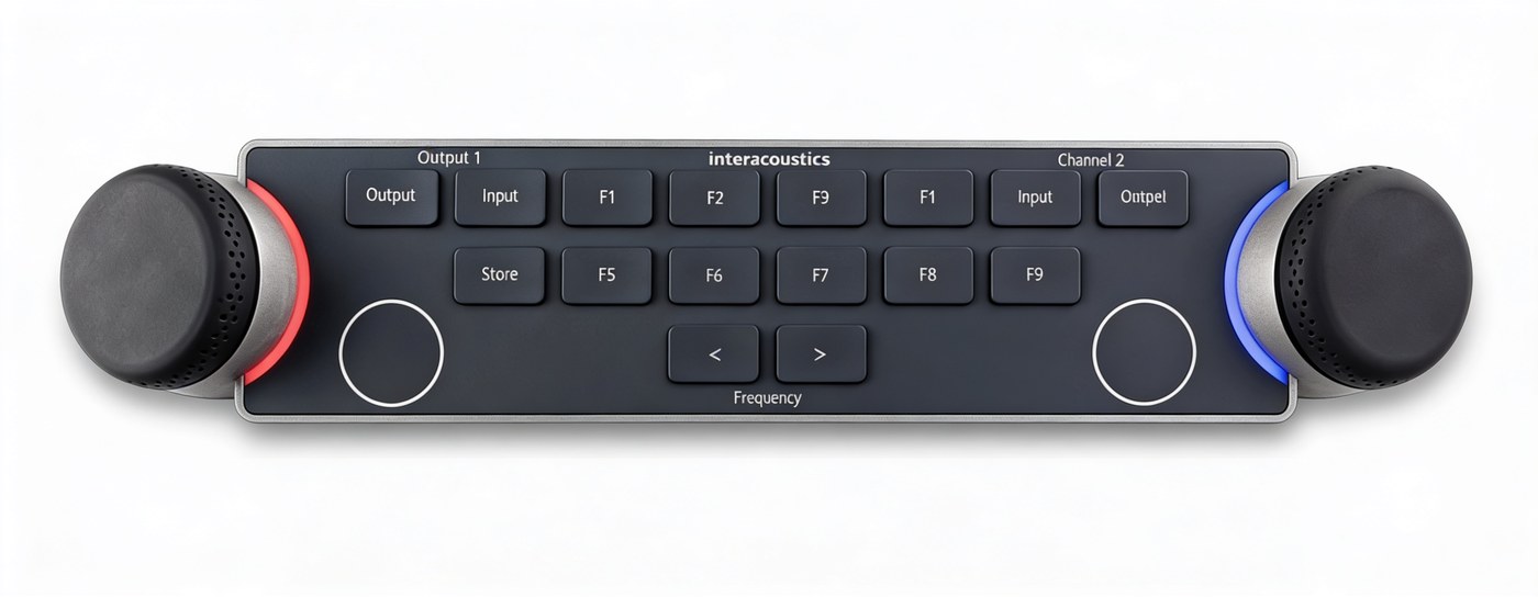 Audiometer Touch Keyboard