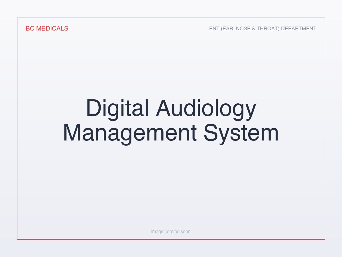 Digital Audiology Management System