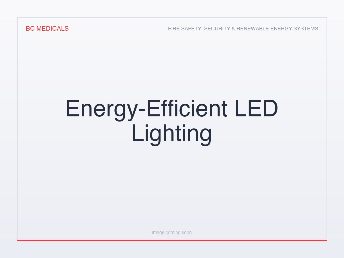 Energy-Efficient LED Lighting