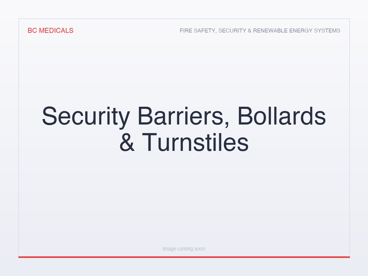 Security Barriers, Bollards & Turnstiles