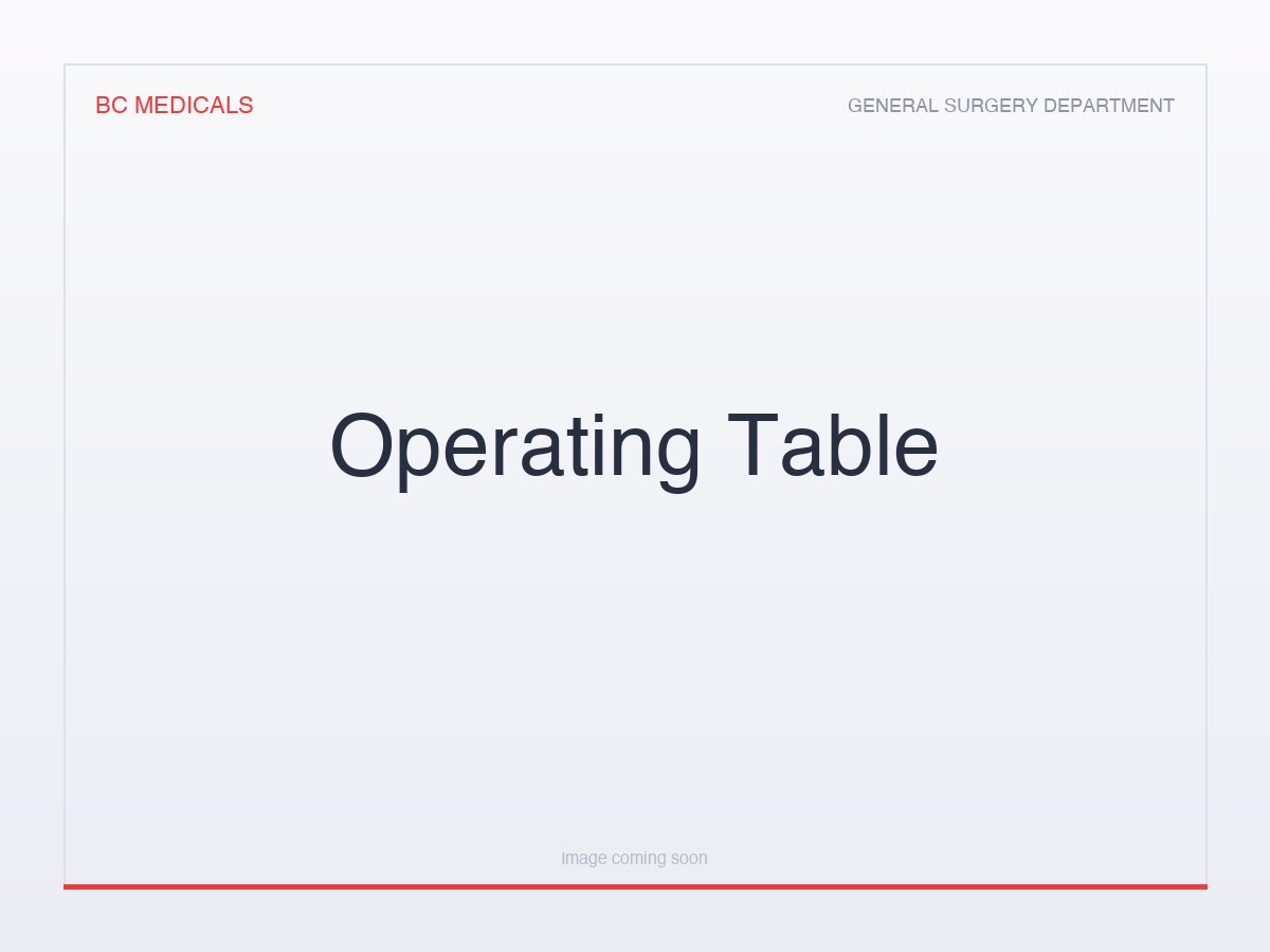 Operating Table