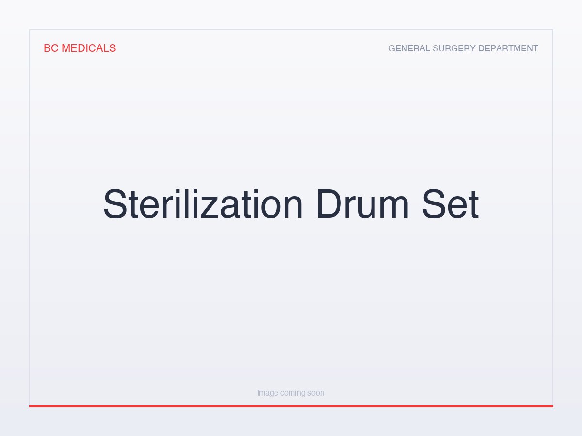 Sterilization Drum Set