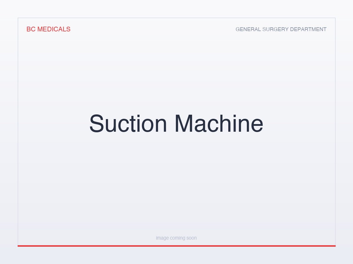Suction Machine
