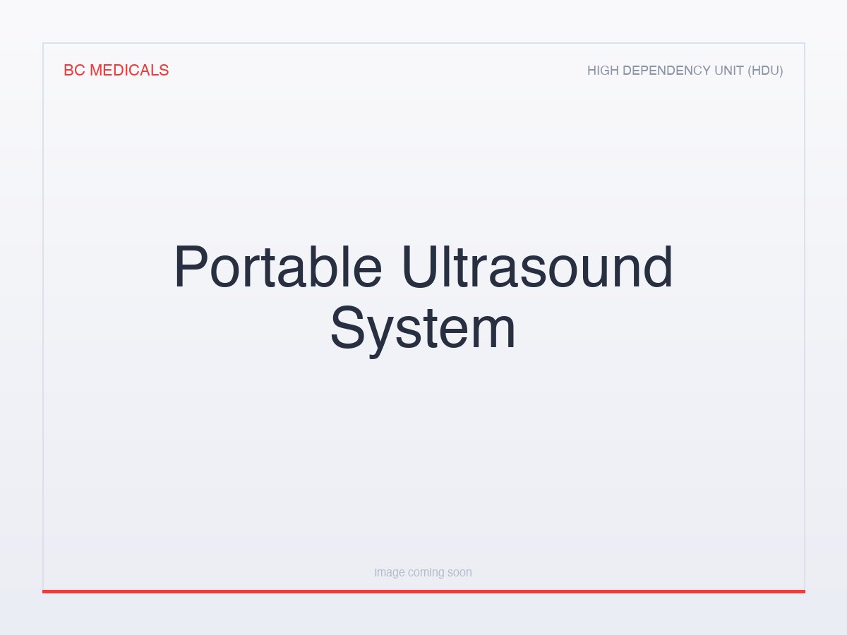 Portable Ultrasound System