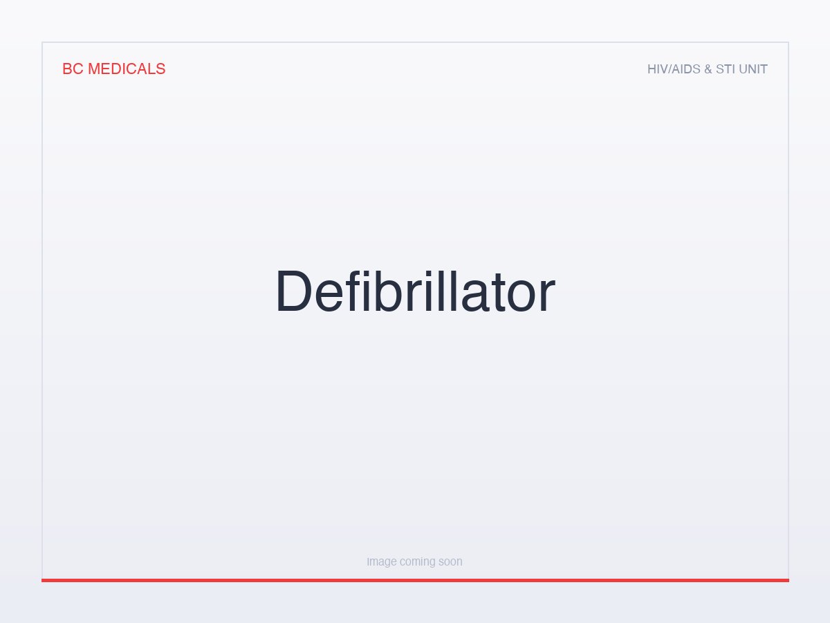 Defibrillator