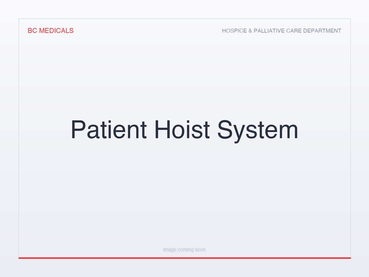 Patient Hoist System