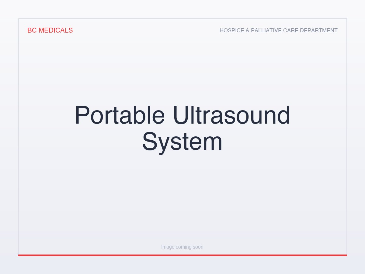 Portable Ultrasound System