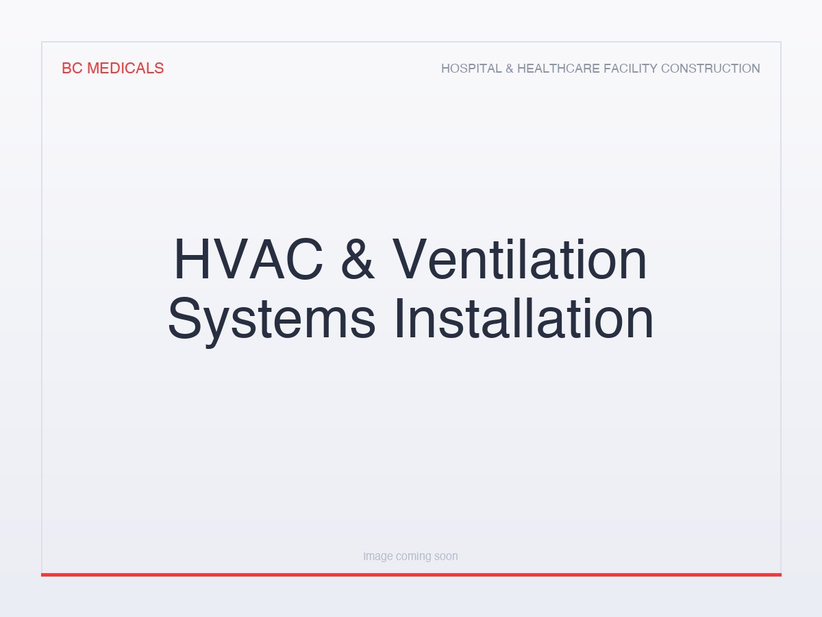 HVAC & Ventilation Systems Installation