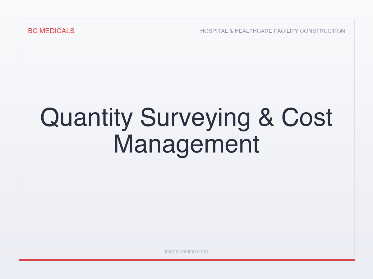 Quantity Surveying & Cost Management