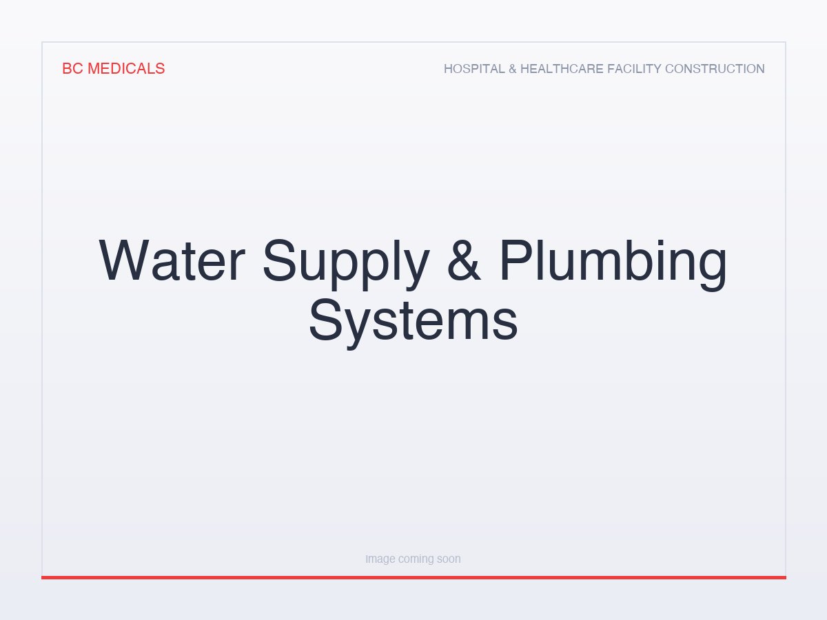 Water Supply & Plumbing Systems