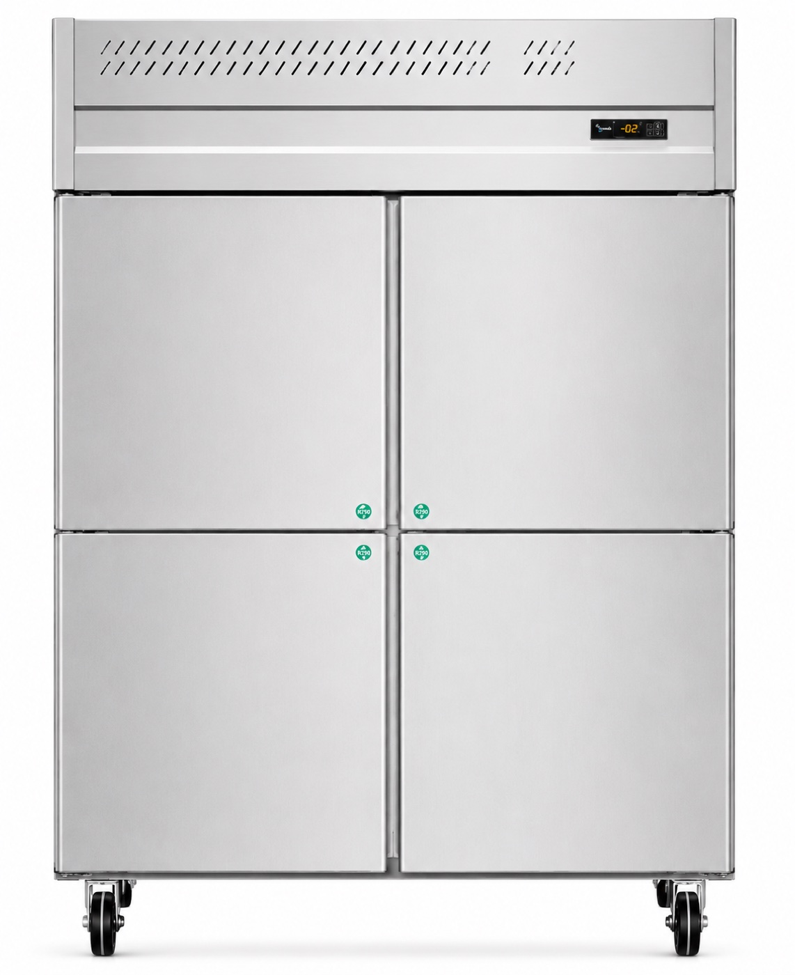 2 Door Dual-Temperature Upright Refrigerator