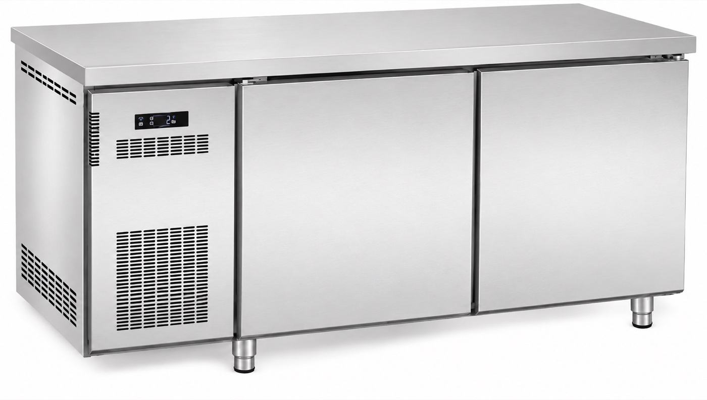2 Doors Fancooling Undercounter Freezer