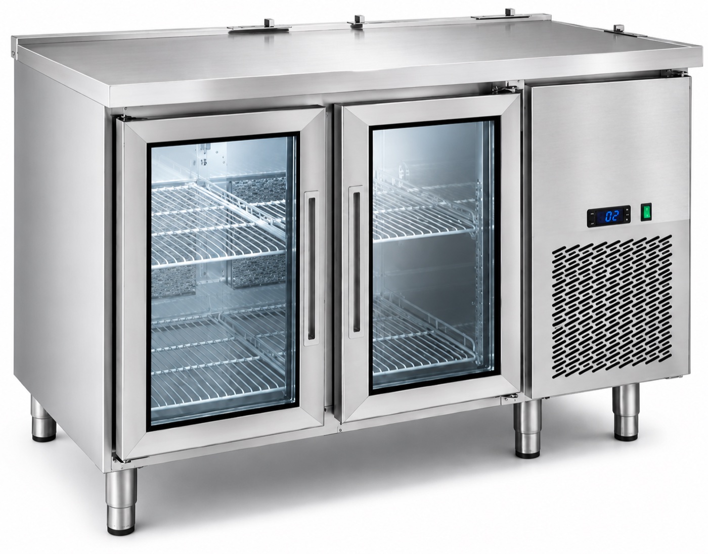 3 Glass Doors Fancooling Undercounter