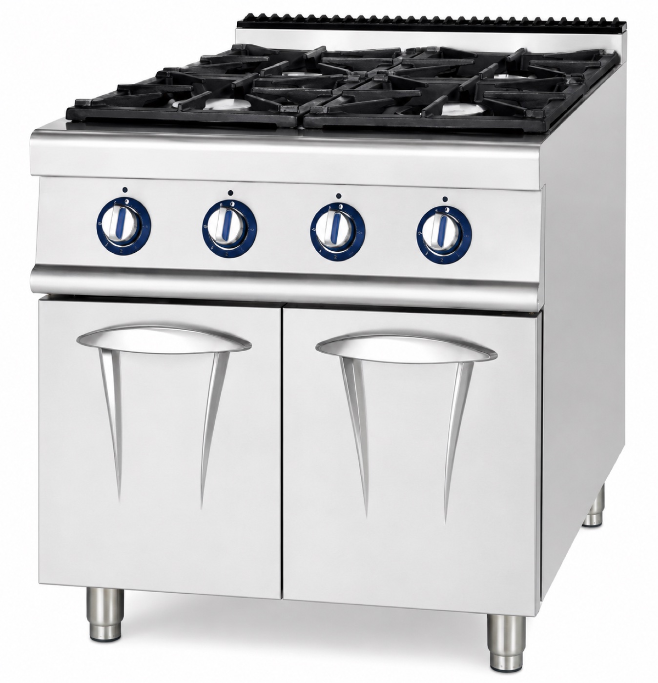 4- Burner Range with Cabinet