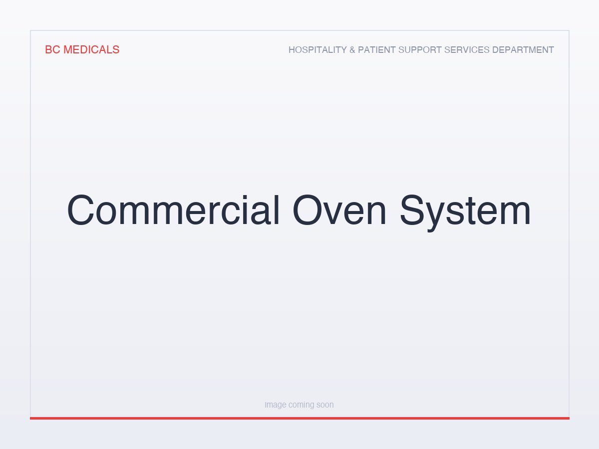 Commercial Oven System