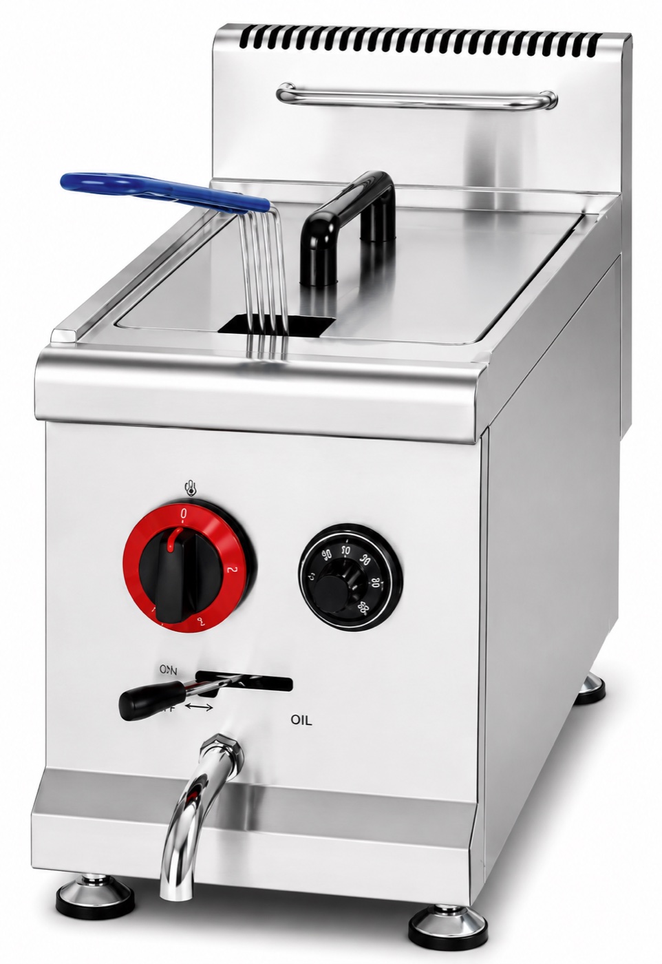 Counter Top Gas Fryer (1-Tank & 1-Basket)