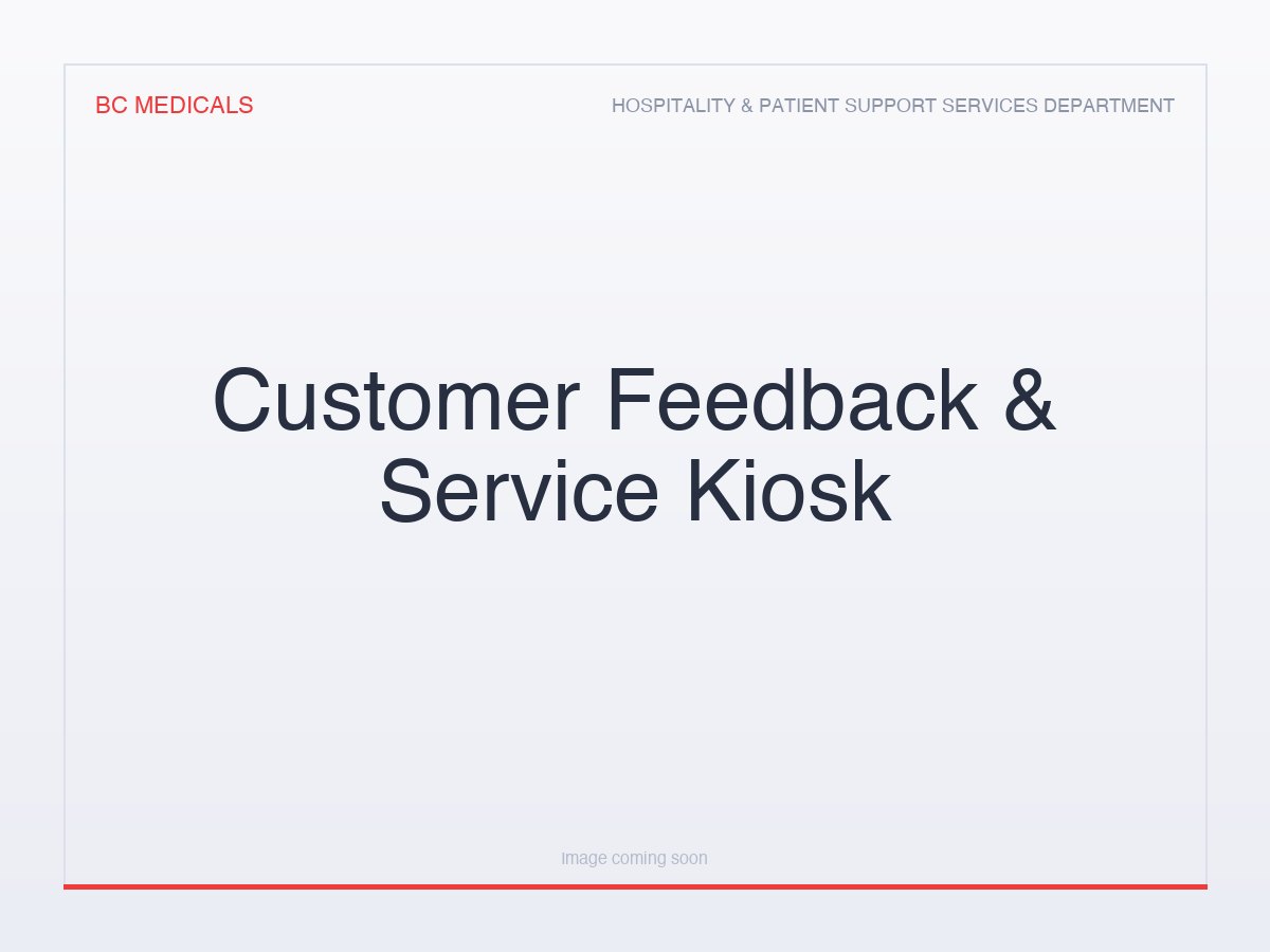 Customer Feedback & Service Kiosk