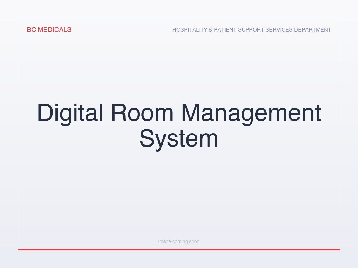 Digital Room Management System