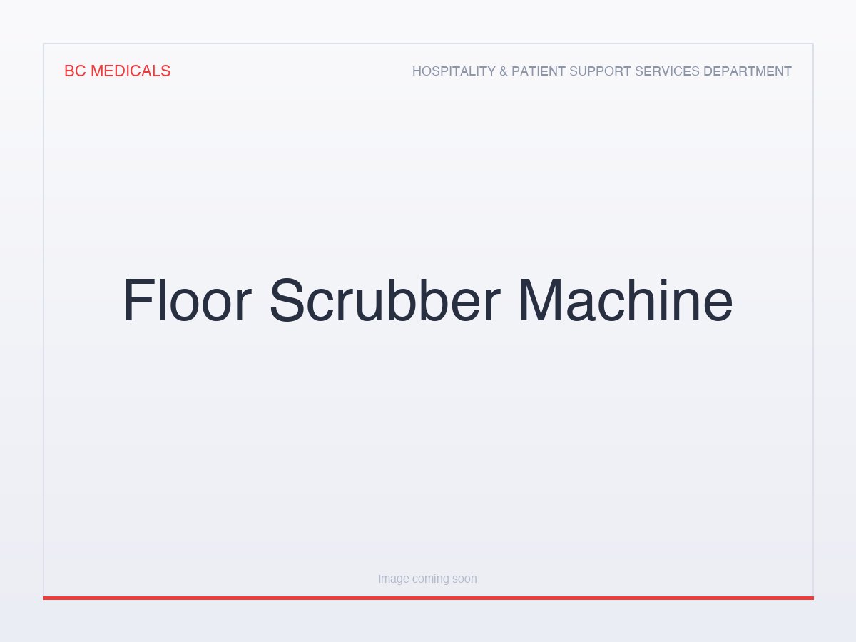 Floor Scrubber Machine