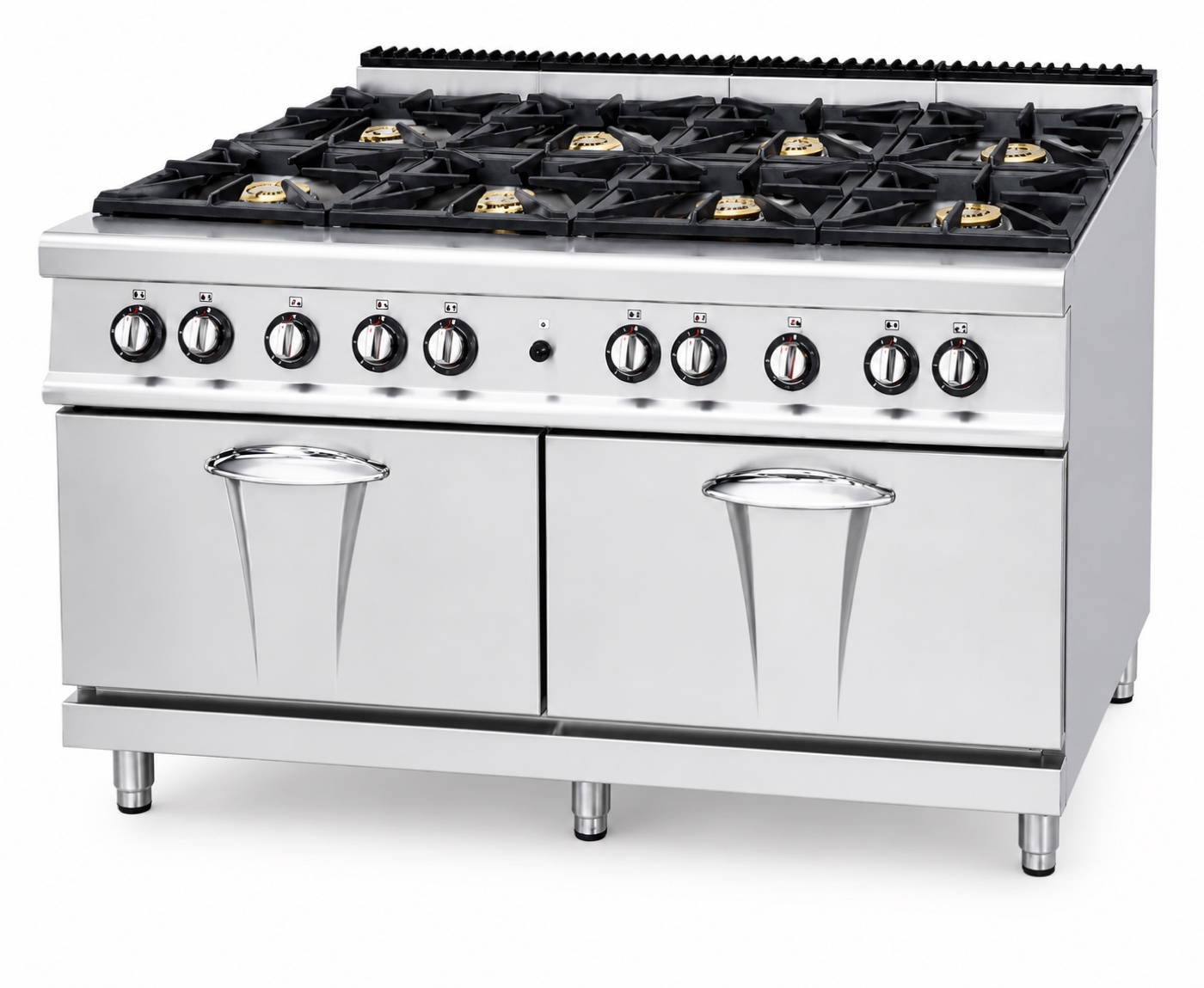 Gas Range With 8-Burner & Oven