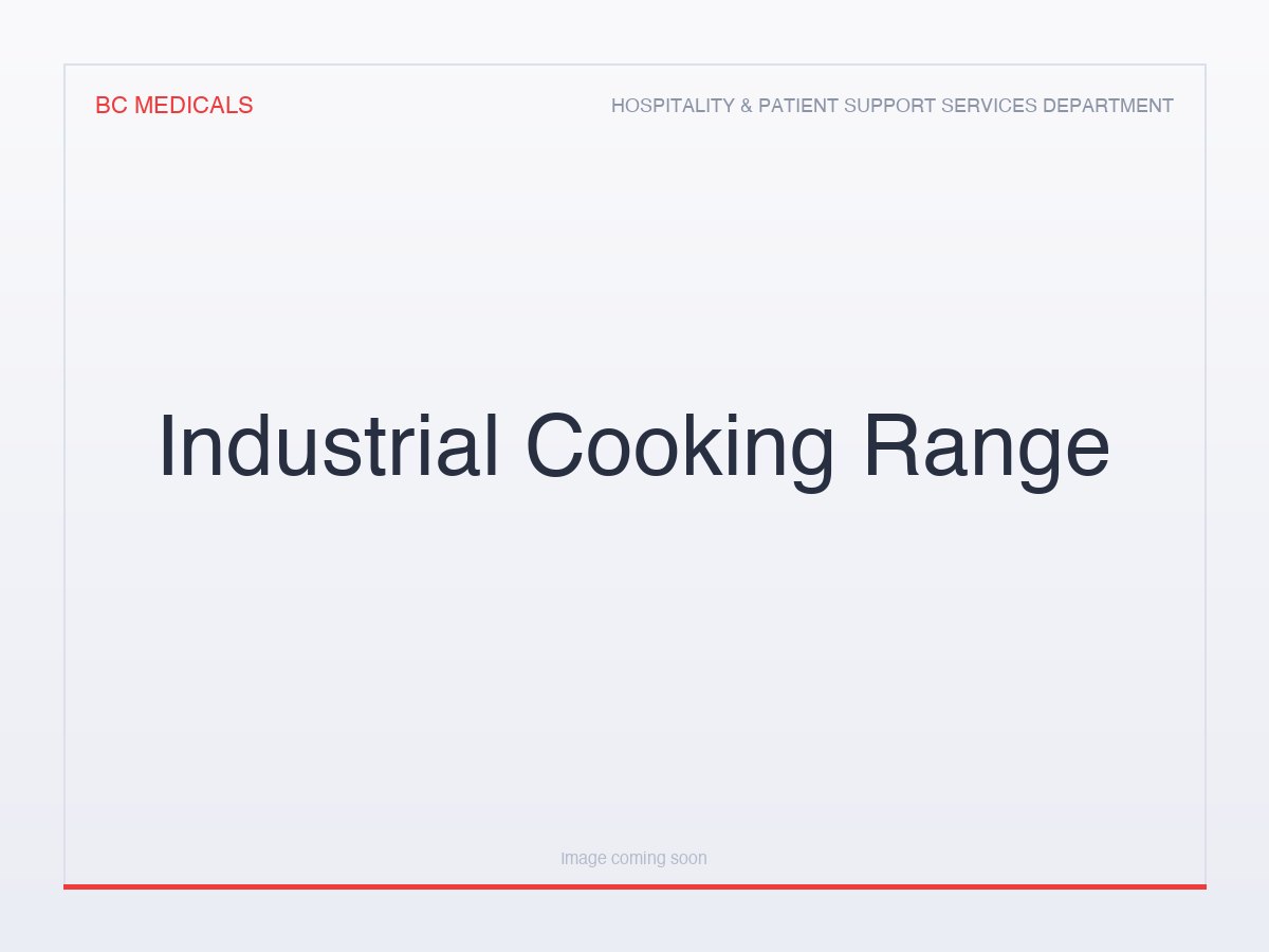 Industrial Cooking Range
