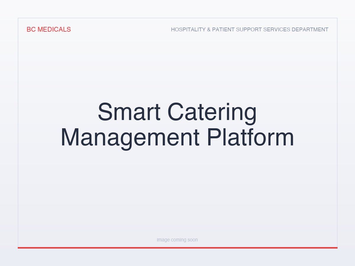 Smart Catering Management Platform