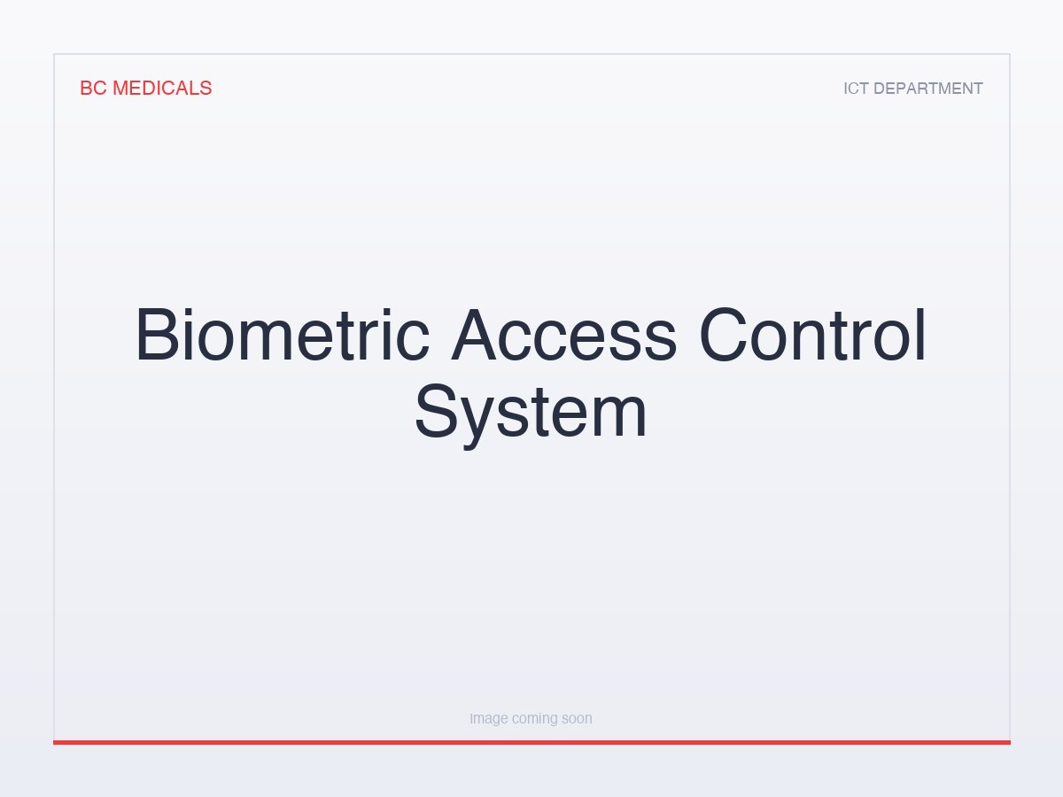 Biometric Access Control System
